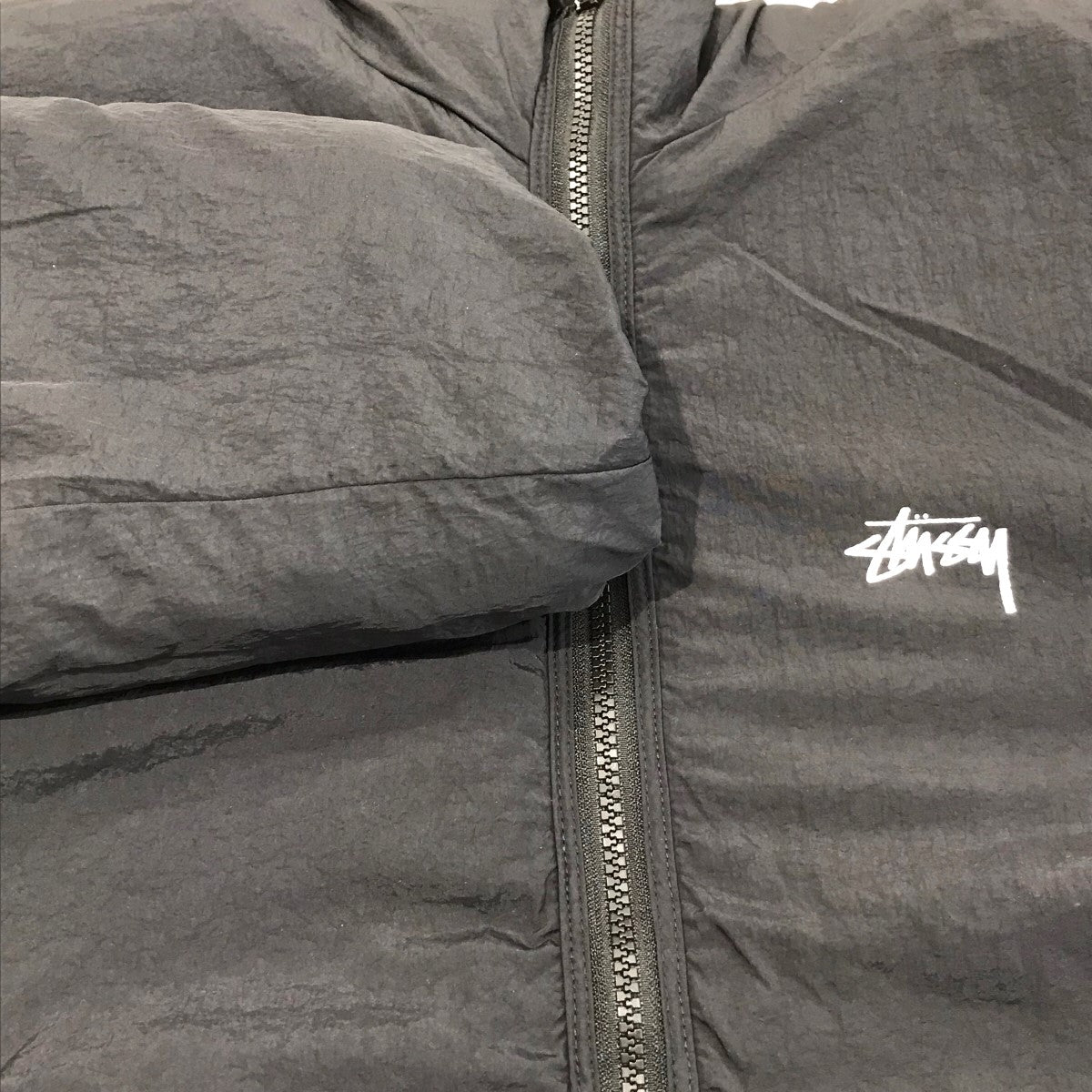 stussy(ステューシー) 「Pattern Sherpa Jacket」リバーシブルボアジャケット マルチカラー×ブラック サイズ  L｜【公式】カインドオルオンライン ブランド古着・中古通販【kindal】