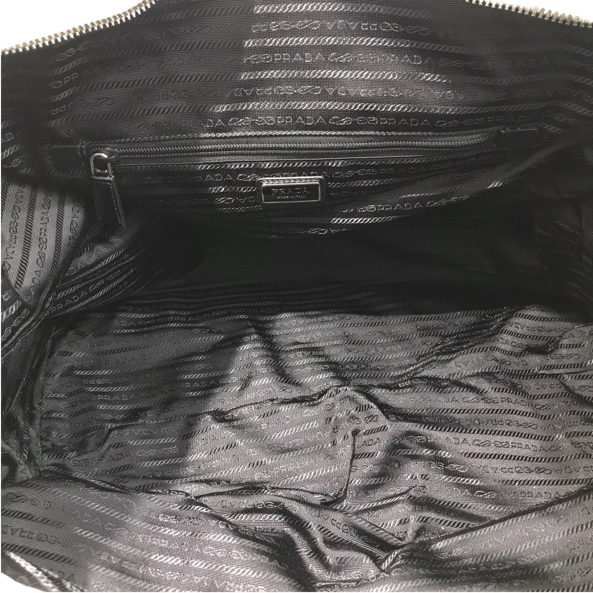 PRADA☆ブルーグリーン☆バッグ☆ナイロン×レザー☆レアカラー