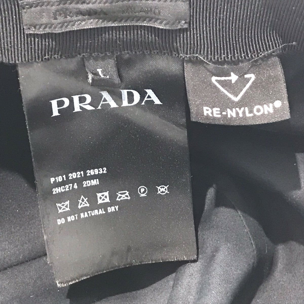 PRADA(プラダ) Re-nylon ベースボールキャップ2HC274 2HC274 ネイビー サイズ L｜【公式】カインドオルオンライン  ブランド古着・中古通販【kindal】