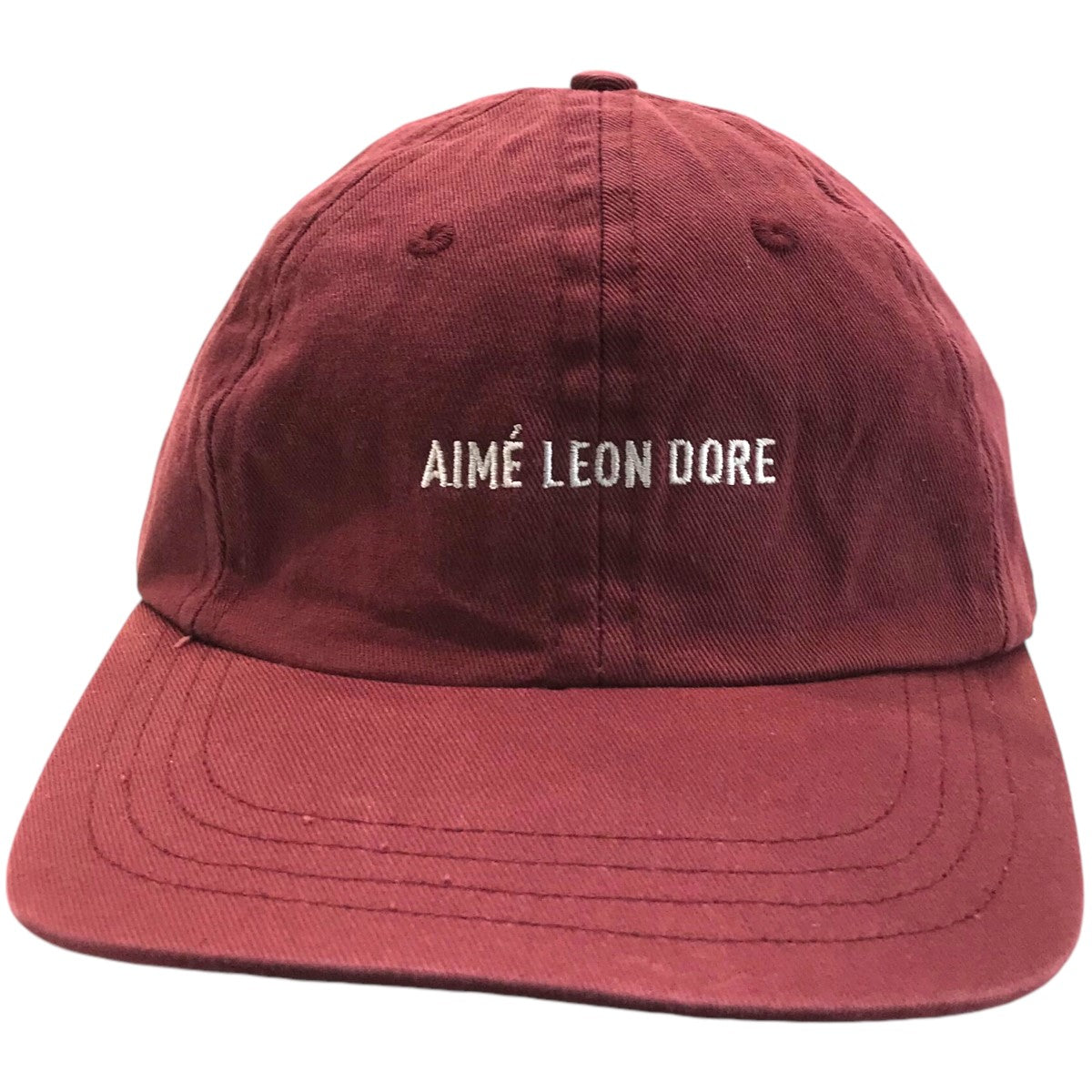 Aime Leon Dore(エメ レオン ドレ) ロゴキャップ バーガンディー 