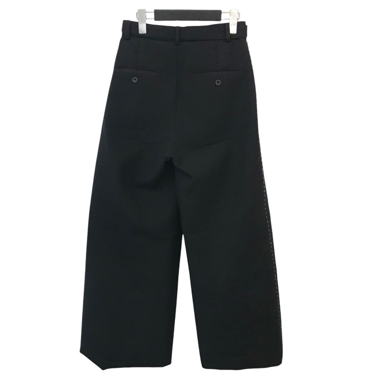 sacai(サカイ) 23AW 「Suiting Bonding Pants」 ボンディングステッチパンツ 23 06908 ブラック サイズ  0｜【公式】カインドオルオンライン ブランド古着・中古通販【kindal】