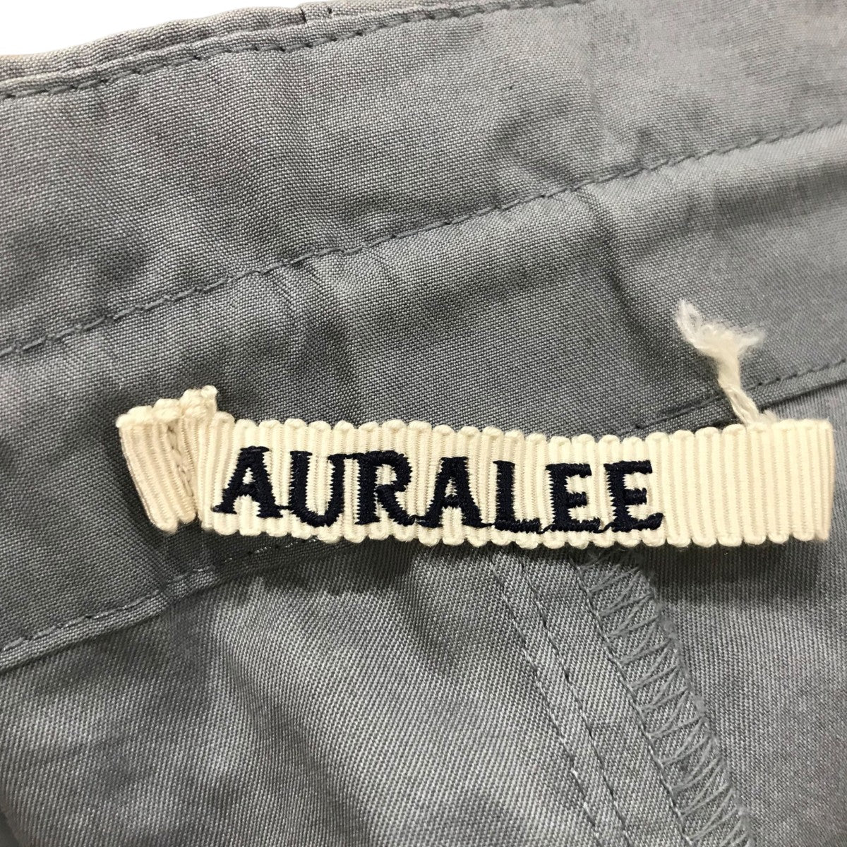 AURALEE×EDIFICE 「WASHED FINX TWILL EASY WIDE PANTS