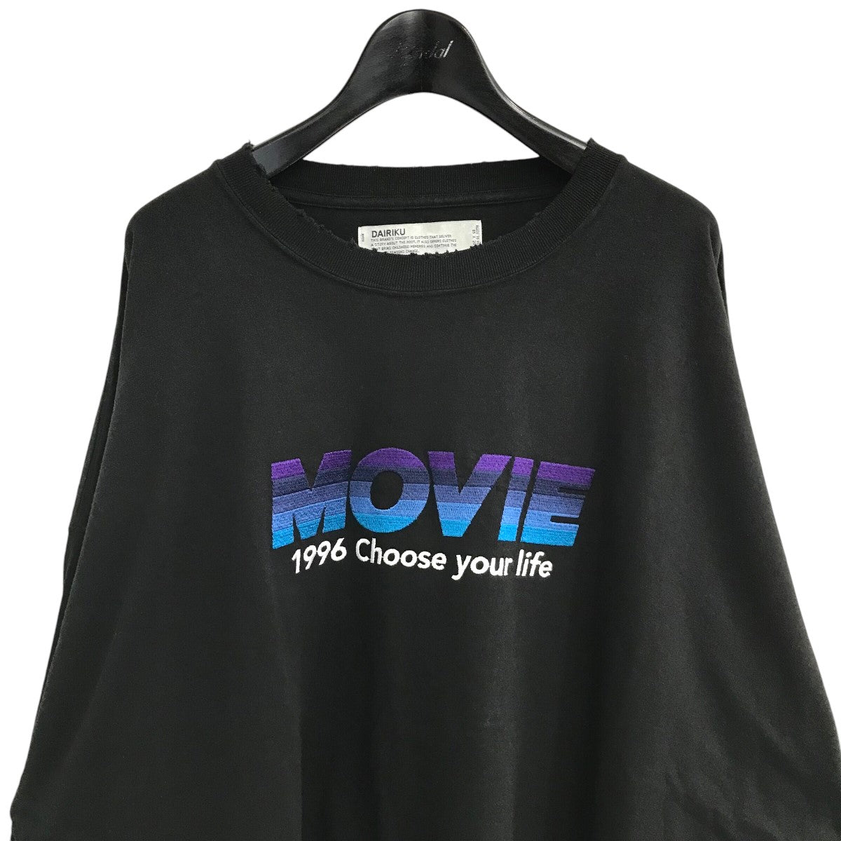 ダイリクの「MOVIE Tee」 ロングスリーブTシャツ 23AW C 10です。 DAIRIKU トップス 古着・中古アイテム