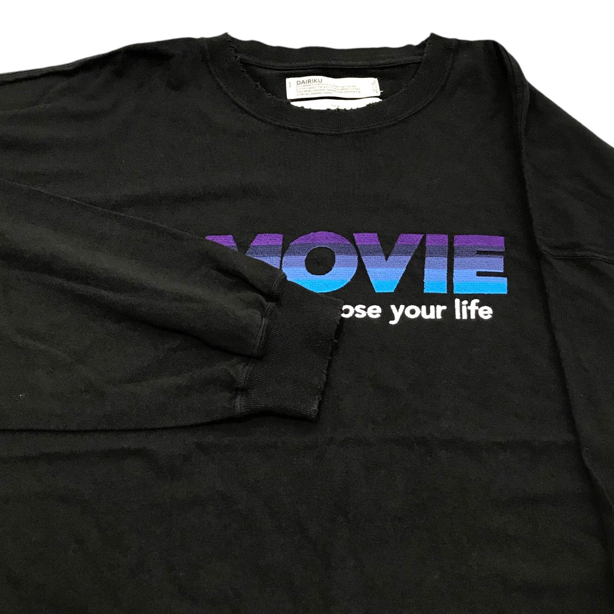 ダイリクの「MOVIE Tee」 ロングスリーブTシャツ 23AW C 10です。 DAIRIKU トップス 古着・中古アイテム