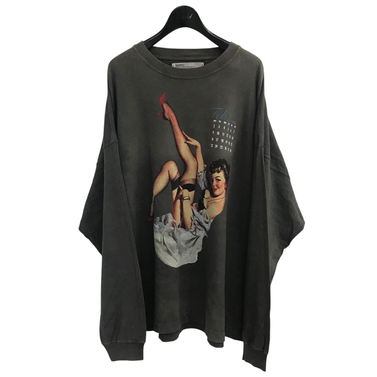 ダイリクの「Pinup Girl Long Sleeve Tee」 ロングスリーブTシャツ 20AW C 5です。 DAIRIKU トップス 古着・中古アイテム