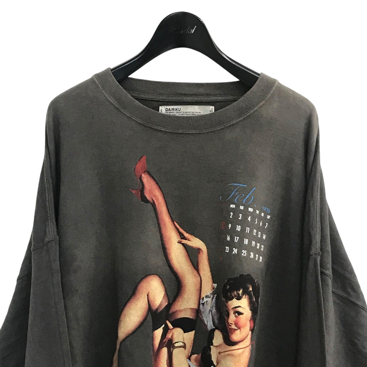 ダイリクの「Pinup Girl Long Sleeve Tee」 ロングスリーブTシャツ 20AW C 5です。 DAIRIKU トップス 古着・中古アイテム