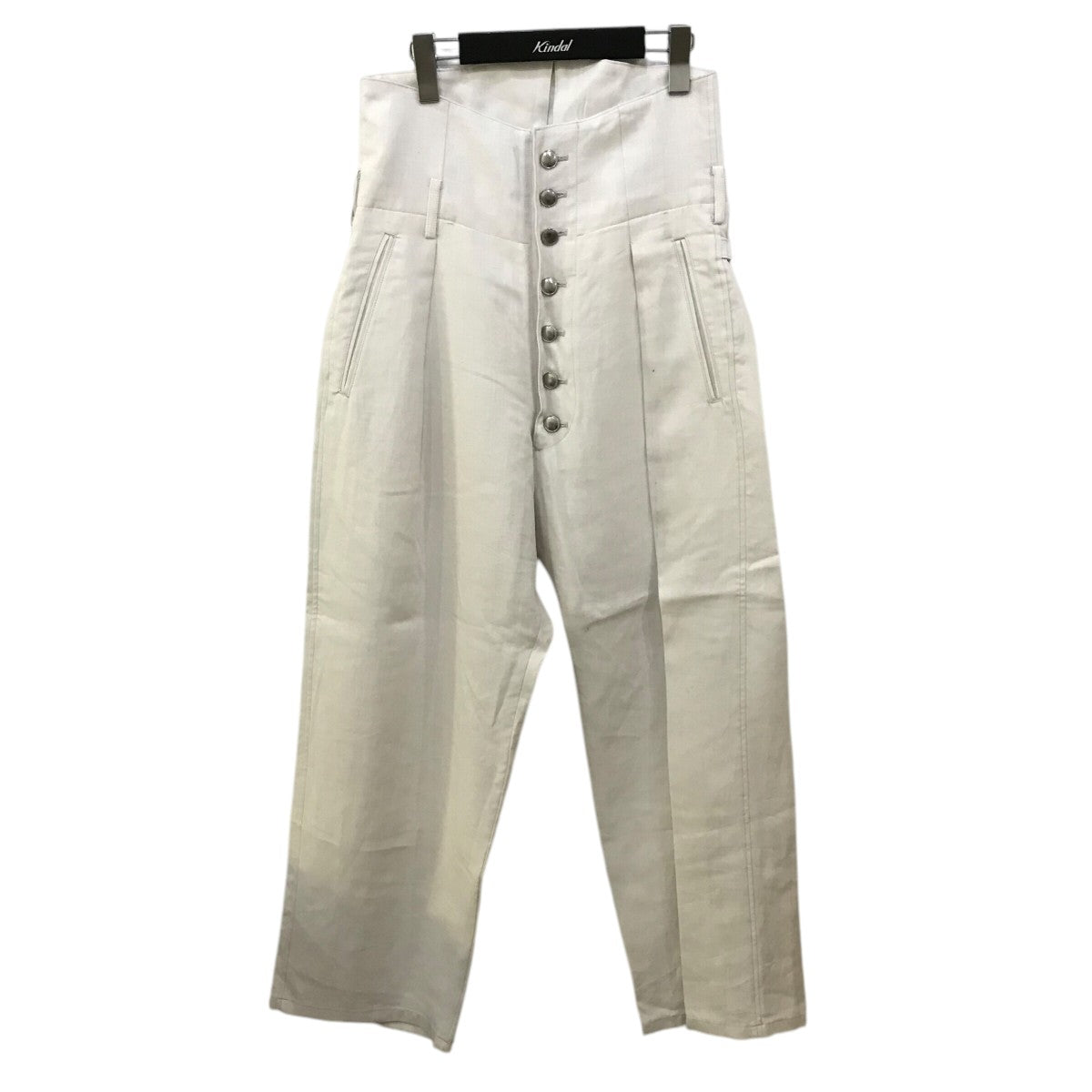 正規 16AW sulvam カットオフ 変形 スラックス ステッチ 119P▲ sulvam(サルバム) カットオフチェックスラックスSI-P05-110 SI