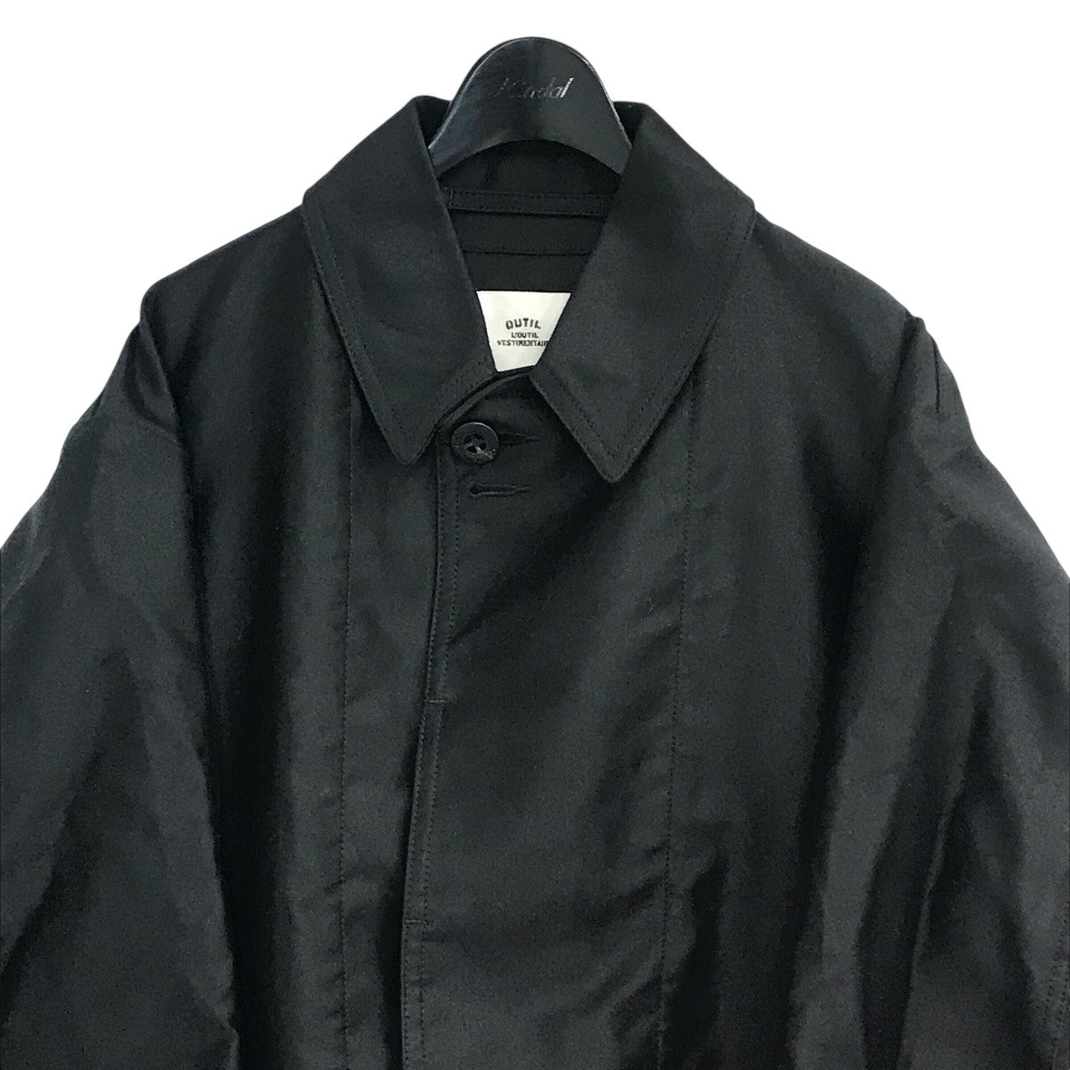 OUTIL(ウティ) 「MANTEAU MIERY」モールスキンコート ブラック サイズ 2｜【公式】カインドオルオンライン  ブランド古着・中古通販【kindal】