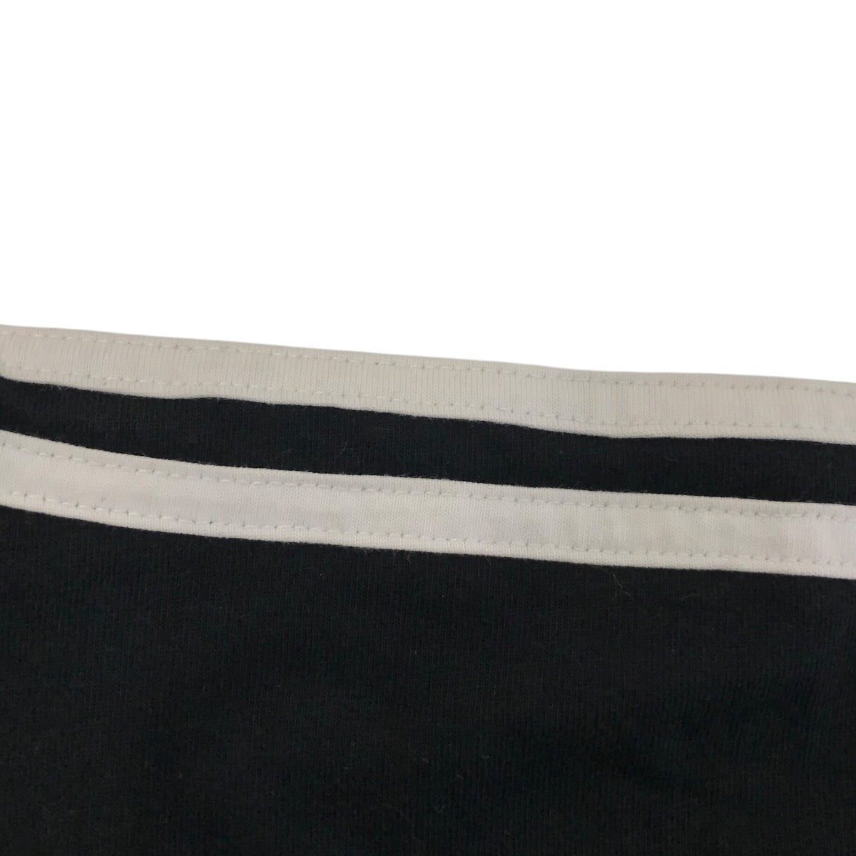 BALENCIAGA×adidas ロゴ刺繍Tシャツ723122 723122 ブラック