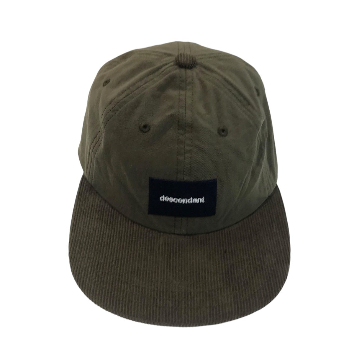 24AW「BOX 6PANEL」コーデュロイ切替キャップ