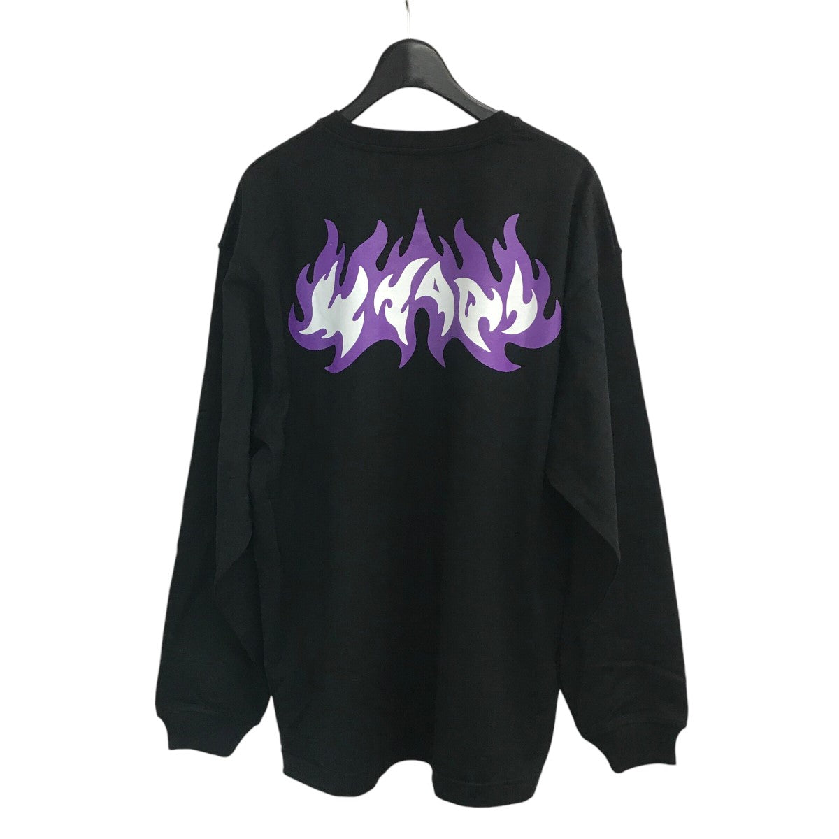 WTAPS(ダブルタップス) 24AW「FLAMMABLE LS COTTON． HWANG YUSUN」ロングスリーブTシャツ242ATDT  CSM01S