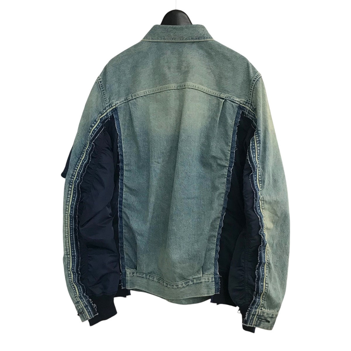 sacai(サカイ) 「Denim x MA-1 Jacket」ドッキングデニムジャケットSCM 022 SCM 022 インディゴ サイズ  2｜【公式】カインドオルオンライン ブランド古着・中古通販【kindal】