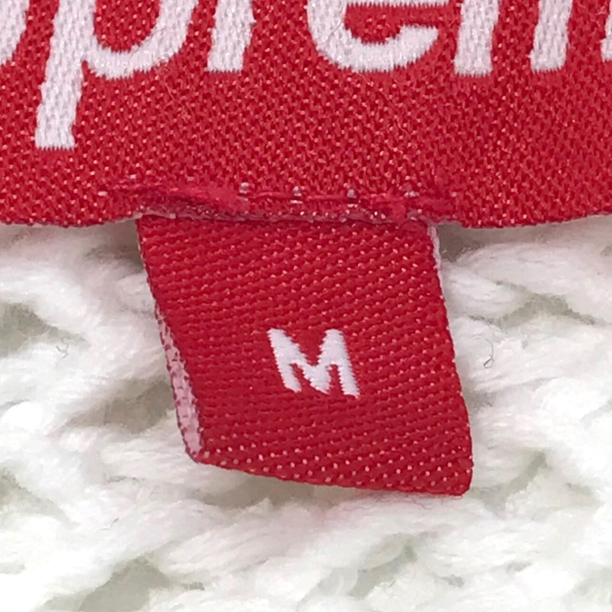 Supreme(シュプリーム) 「Open Knit Small Box Sweater」スモールボックスロゴメッシュニット ホワイト サイズ M｜【公式】カインドオルオンライン  ブランド古着・中古通販【kindal】