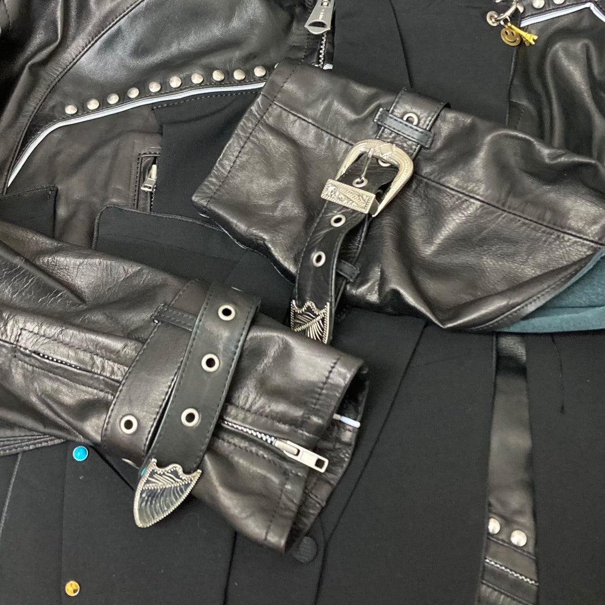 ボディソングのCUSTOMAUTOBAHN ドッキングライダースジャケットです。 bodysong． 古着・中古 アウター アイテム