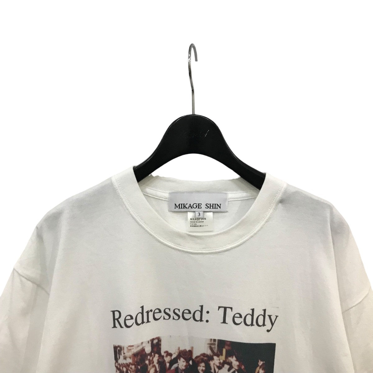 MIKAGE SHIN(ミカゲシン) 「Teddy Boy T-shirt」プリントTシャツ MIKAGE SHIN(ミカゲシン) 「Teddy Boy T-shirt」プリントTシャツ