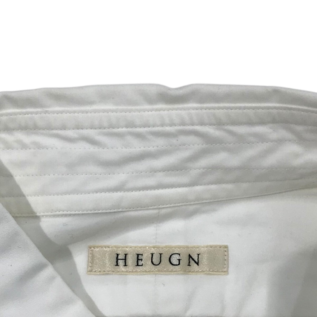 HEUGN(ユーゲン) 「SHIRT 001 james」コットンポプリン