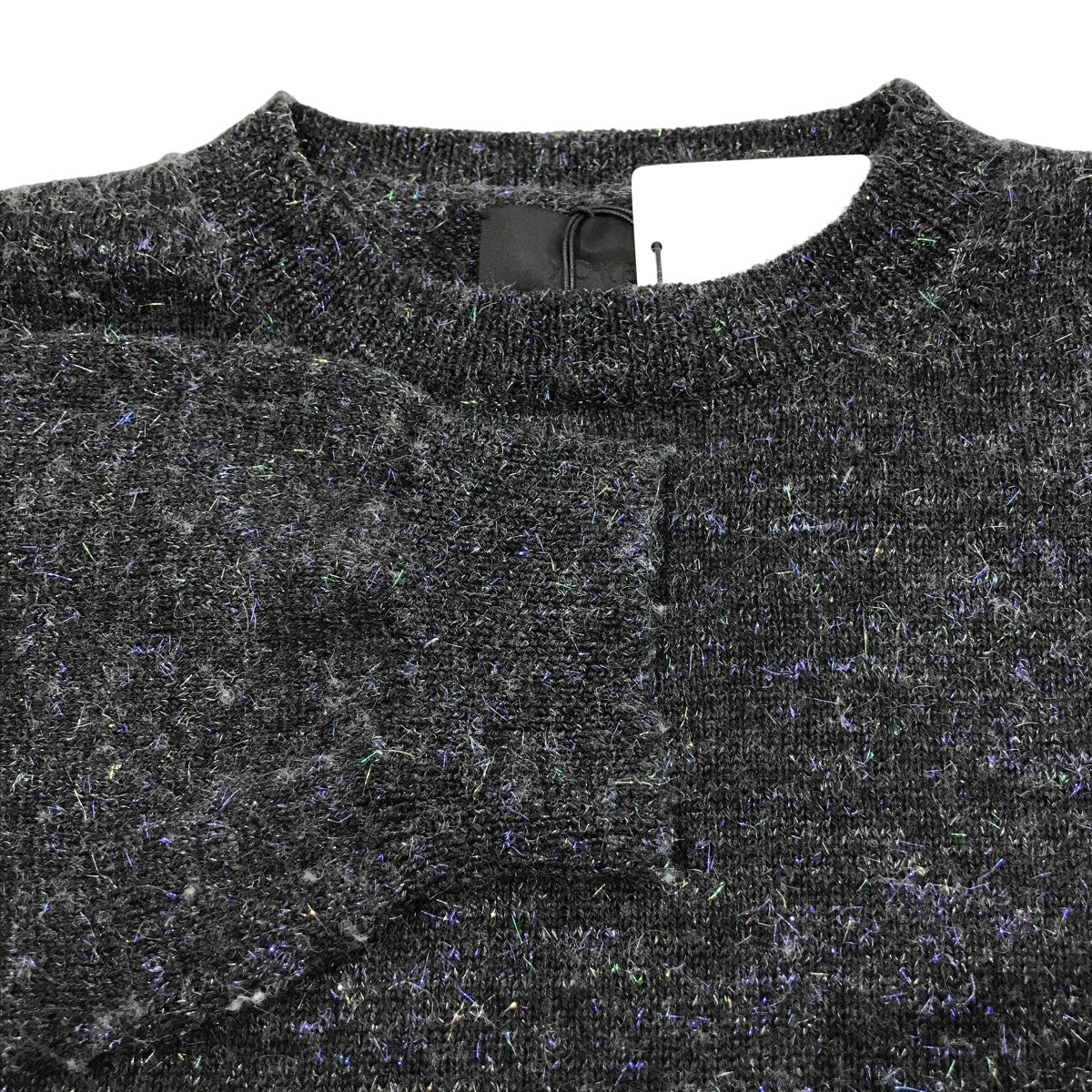 YOKE(ヨーク) 24AW「PEARL GLITTER BLEND WOOL CREWNECK SWEATER 