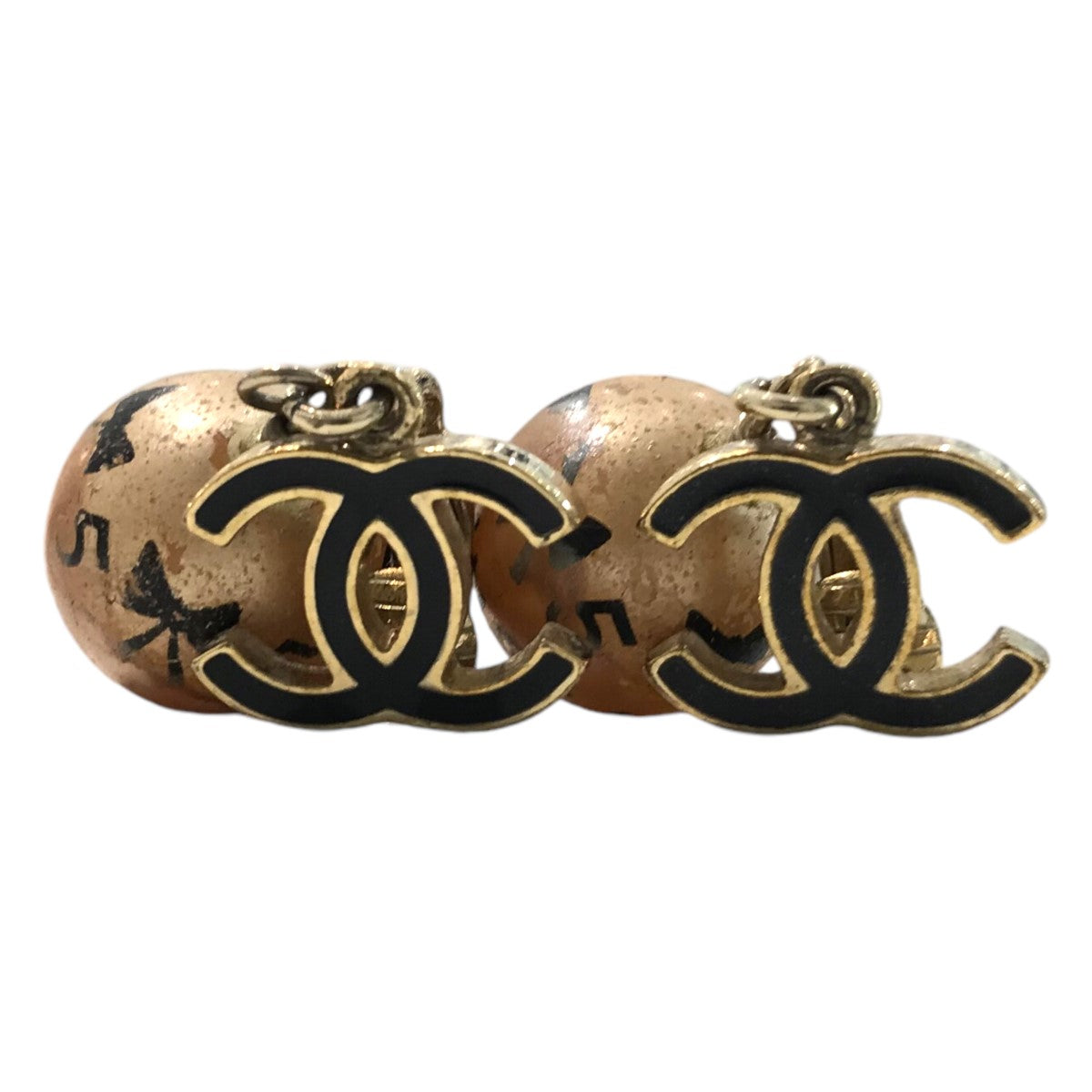 CHANEL(シャネル) フェイクパールココマークイヤリング ゴールド（色  