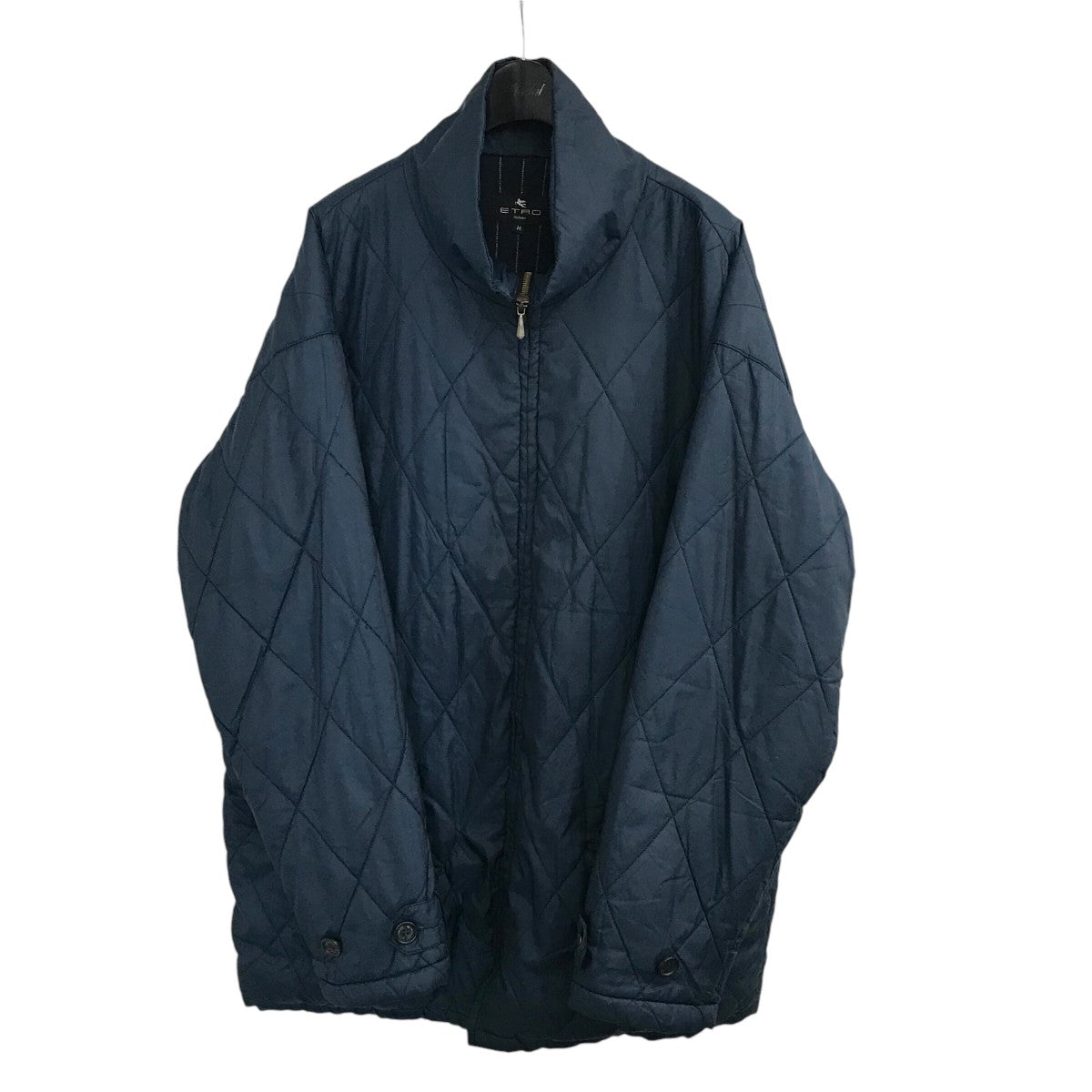 極美品⭐️エトロ　ジレ　ペイズリー柄　シルク　コットン　切替　コーデュロイ　52 ETRO(エトロ) シルク混ペイズリー柄ストール ベージュ｜【公式