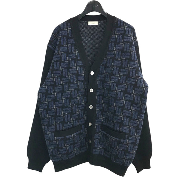 STEAF(スティーフ) 総柄カーディガンS23AW K03 S23AW K03 ブラック
