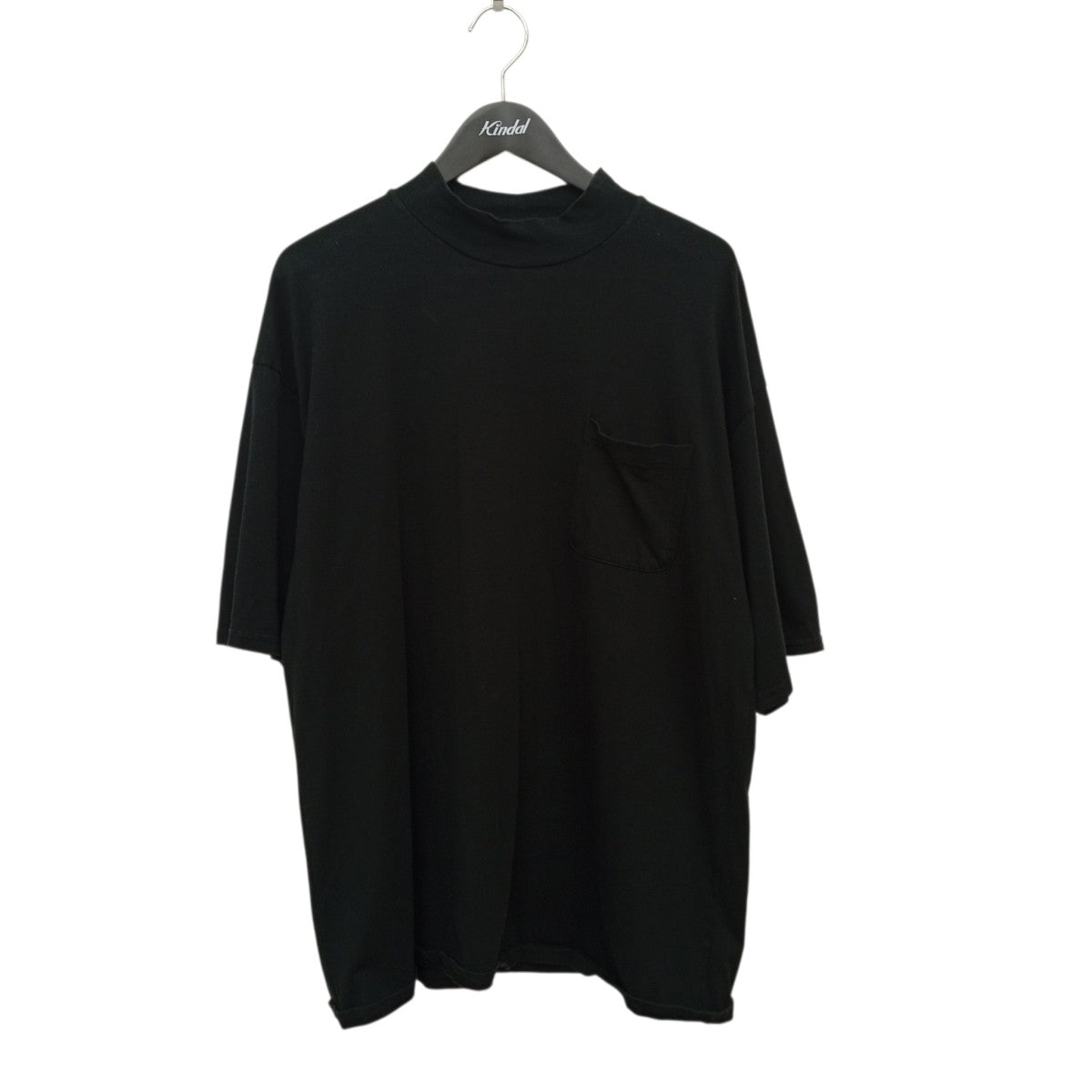 モックネック胸ポケットTシャツ