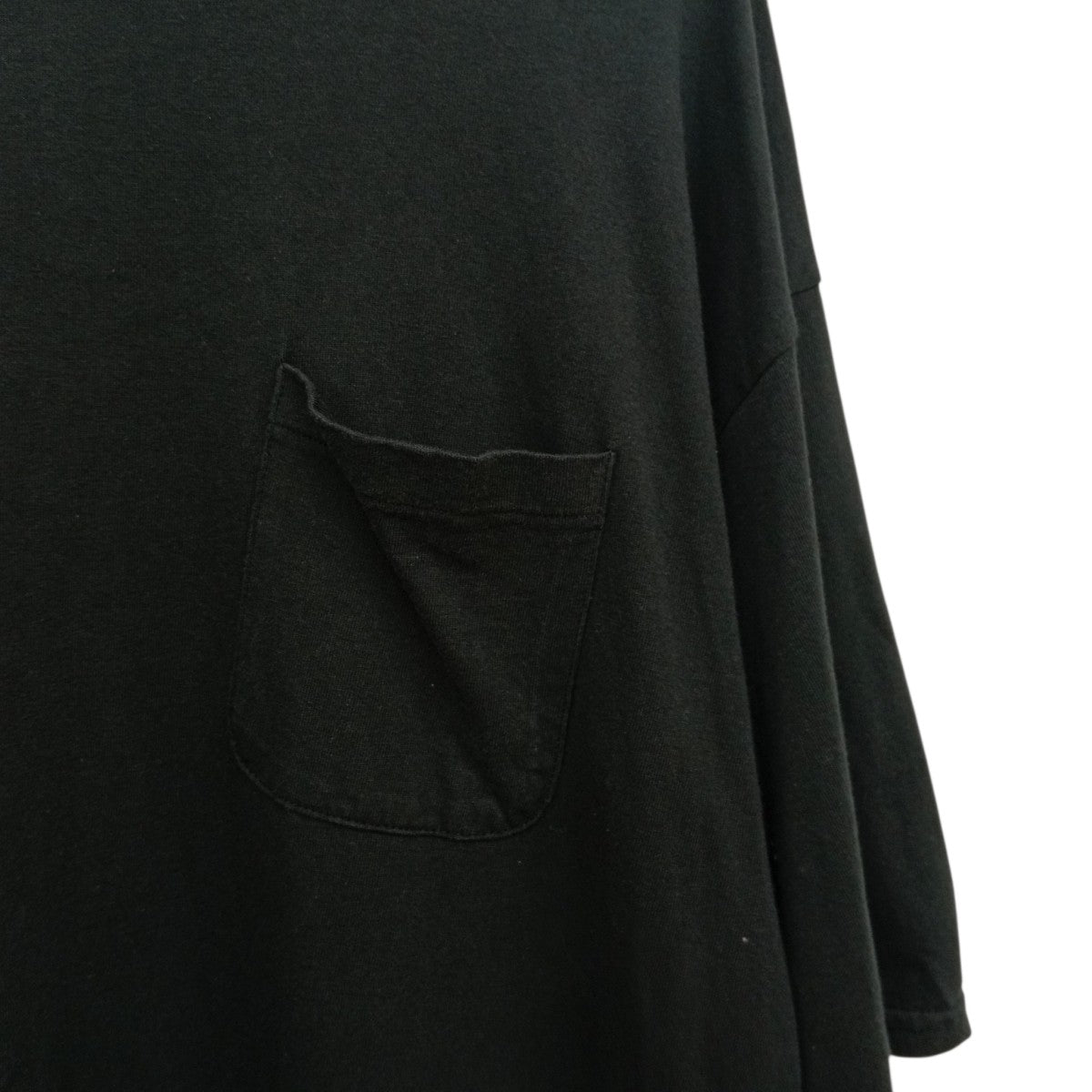 モックネック胸ポケットTシャツ