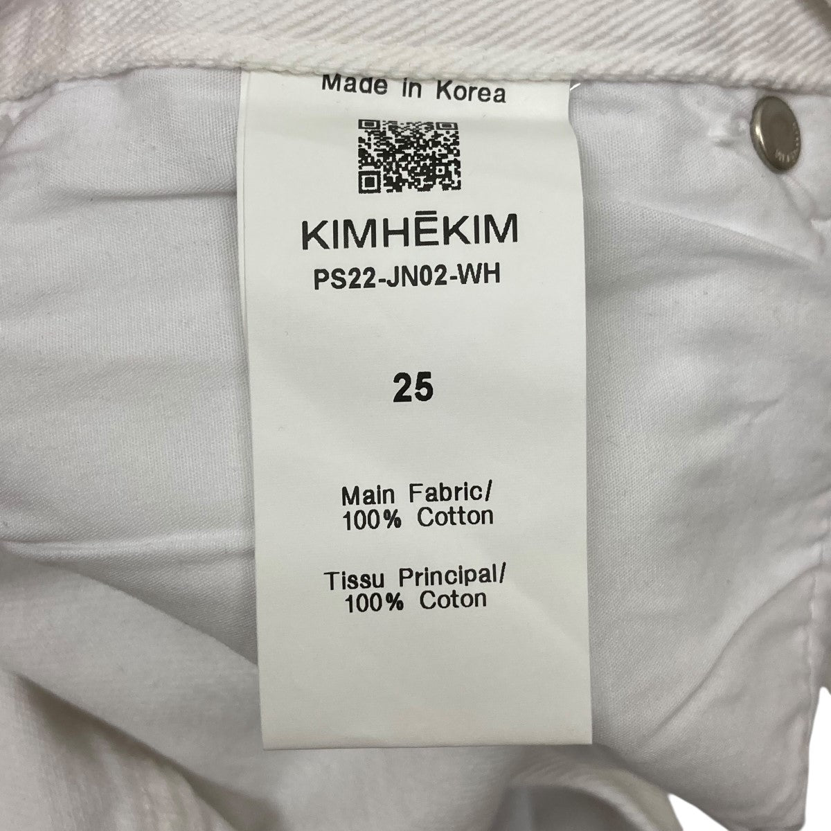 【KIMHEKIM】コットンクッションバッグM（ホワイト） KIMHEKIM(キムヘキム)のレディース トートバッグ 人気アイテム