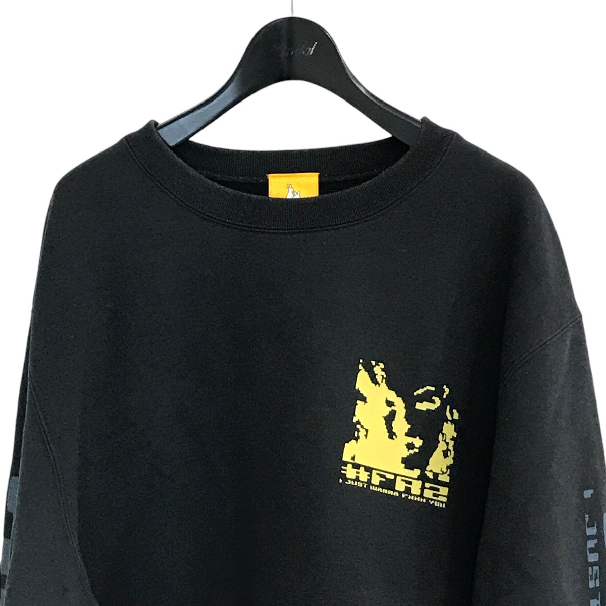FR2 FIXKING RABBITS トレーナー 黒 デカラビットロゴ