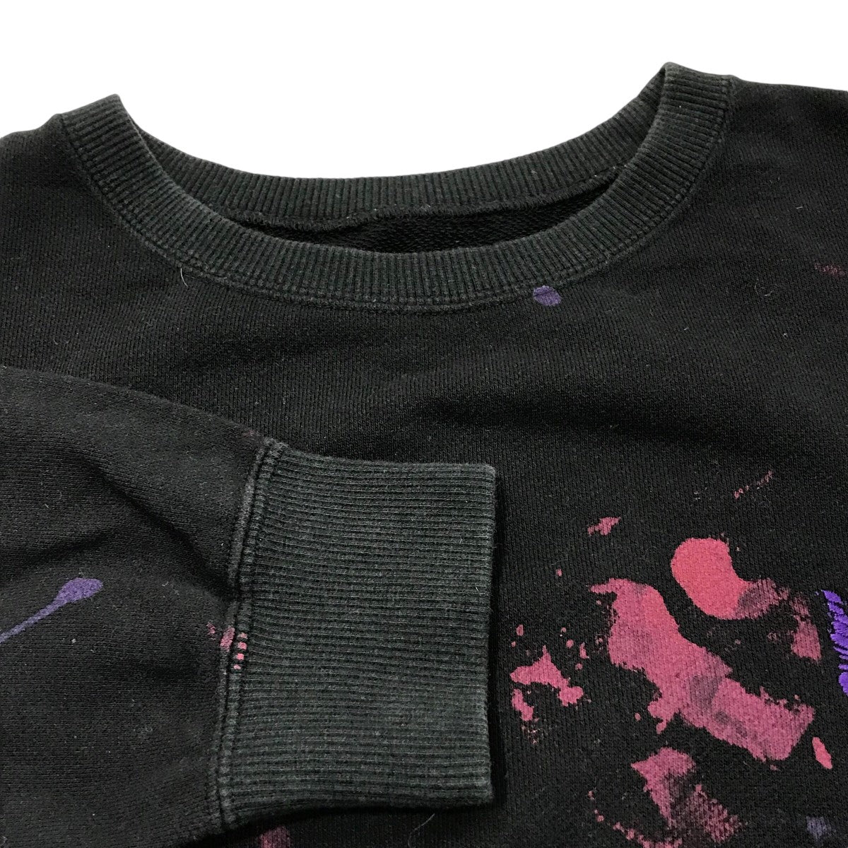 Needles(ニードルス) ペイントスウェットGL399 GL399 ブラック