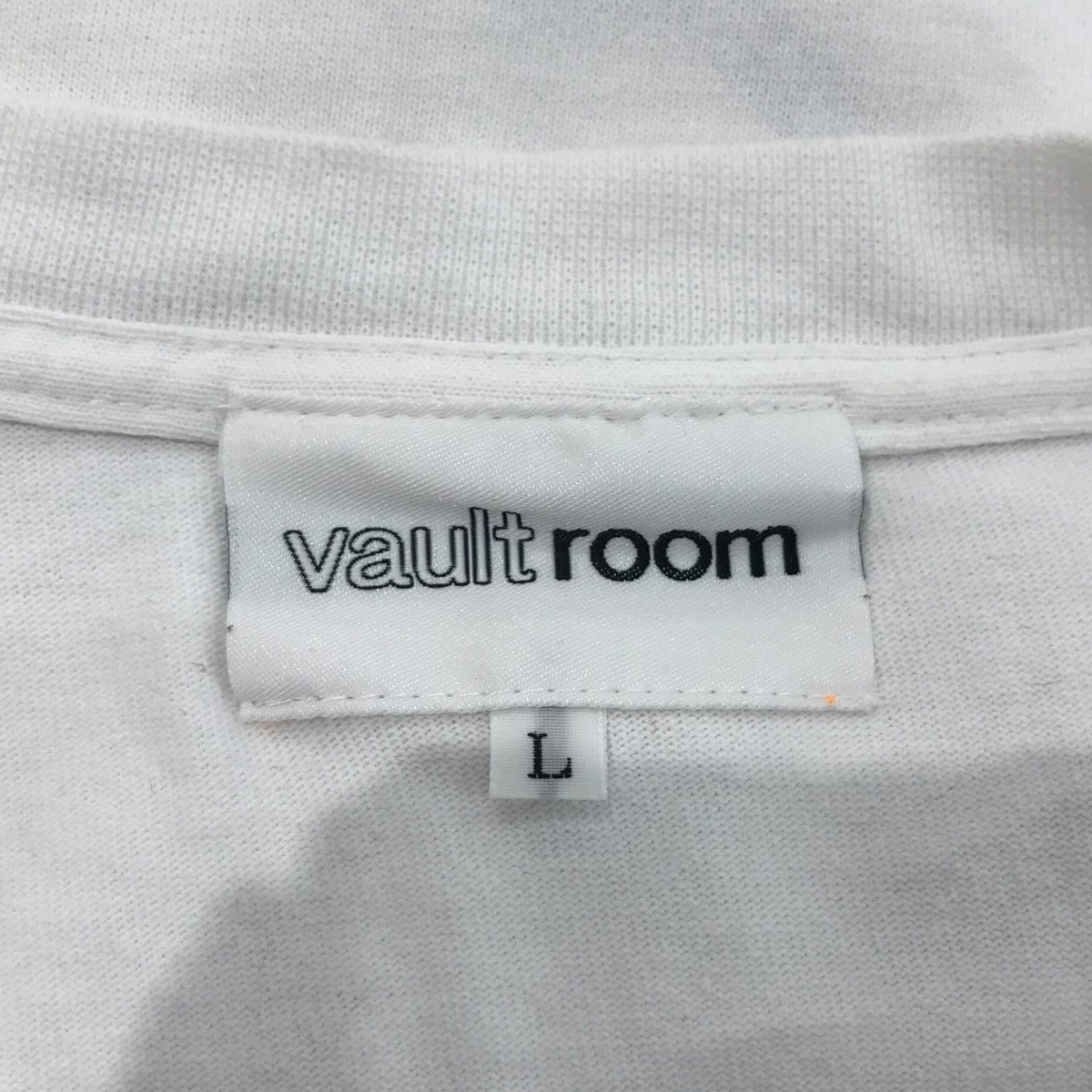 vaultroom×RIDDLE 456 「LOGO L／S TEE」ロングスリーブTシャツ
