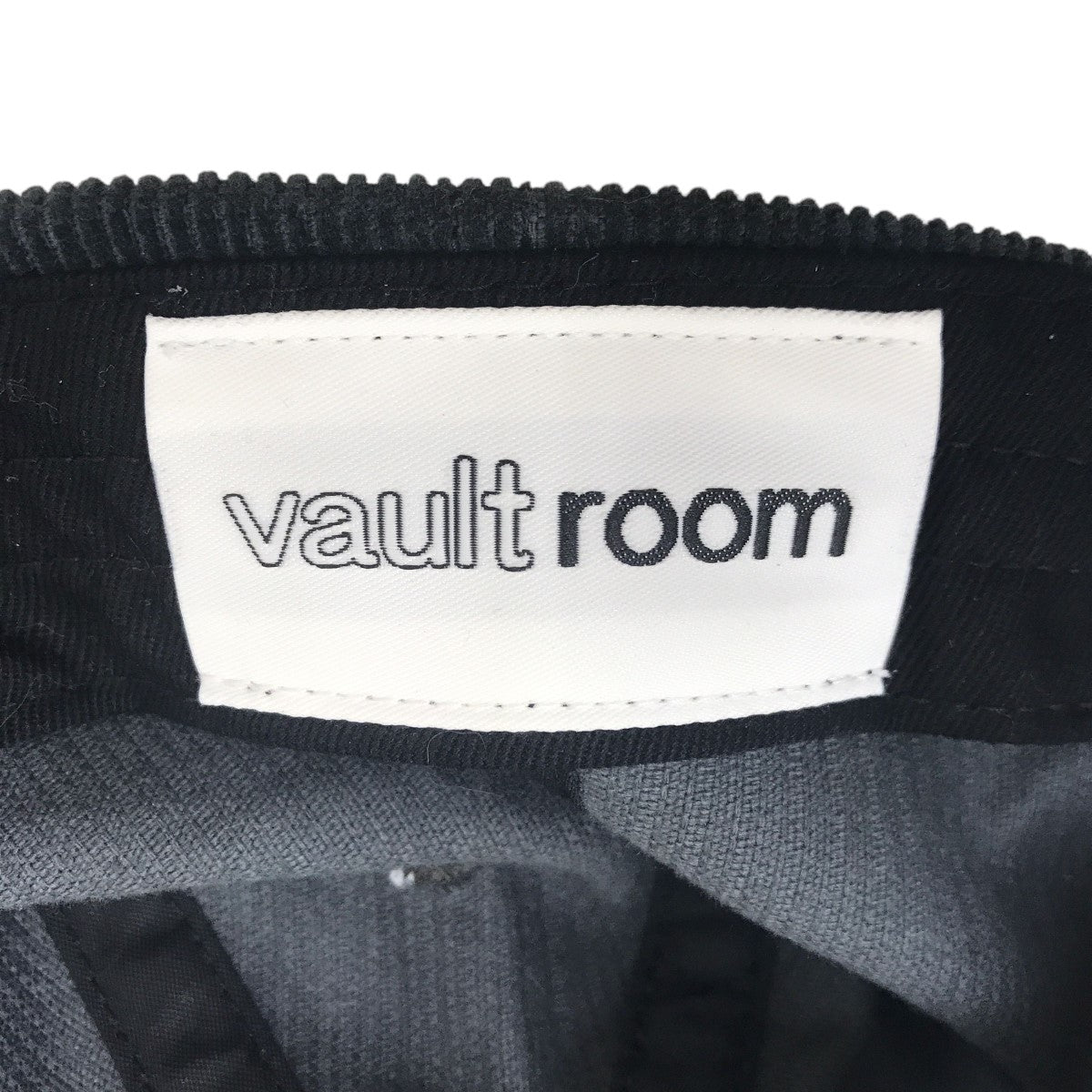 vaultroom(ボルトルーム) CORDUROY VR LOGO CAPコーデュロイ