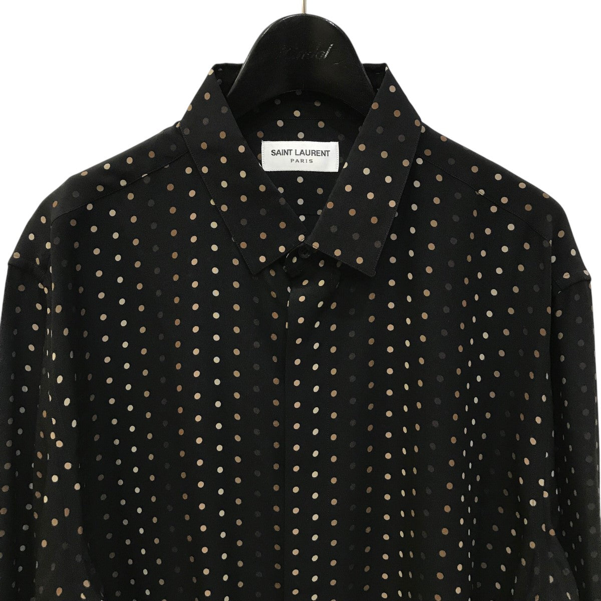 Saint Laurent Paris(サンローランパリ) シルクドットシャツ
