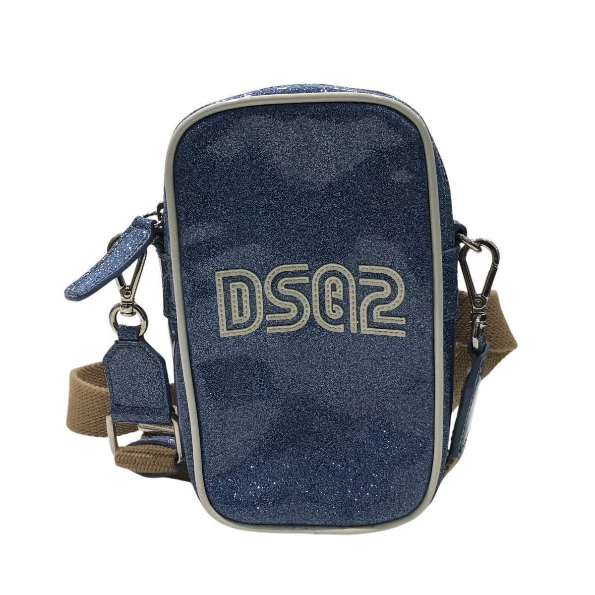 DSQUARED2(ディースクエアード) ラメロゴショルダーバッグ