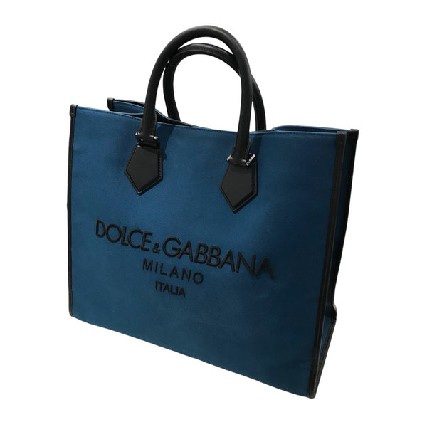 Dolce & Gabbana トートバッグ デニム/ブラウン DOLCE ＆ GABBANA(ドルチェアンドガッバーナ) 2WAYショッピングトート