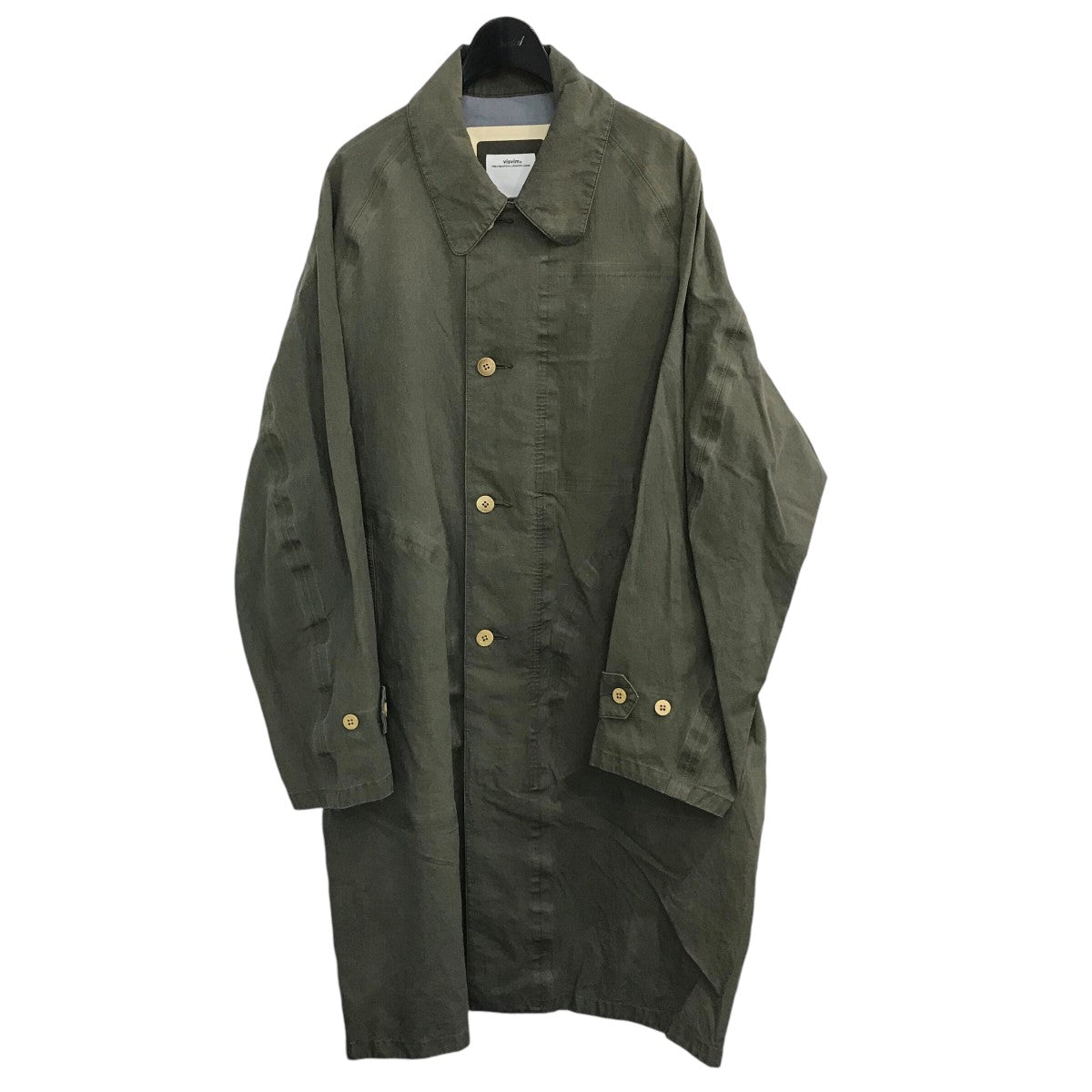 ビズビムの「HENDERSON PARKA 3L DMGD」 ステンカラーコート 0124205013001です。 VISVIM 古着・中古 アウター アイテム