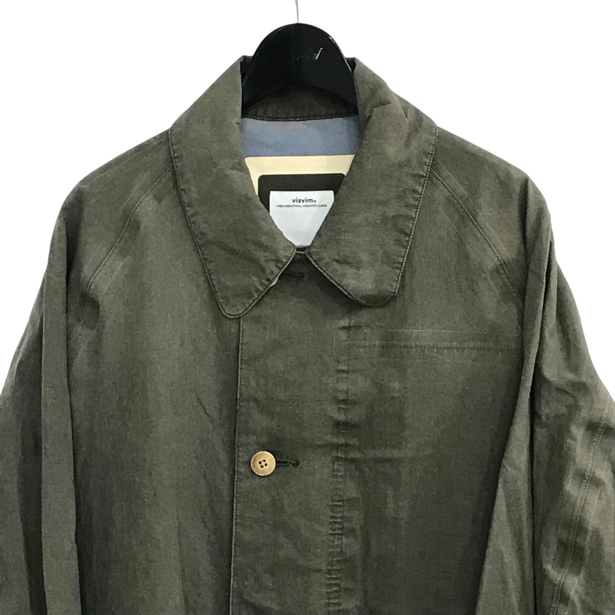 ビズビムの「HENDERSON PARKA 3L DMGD」 ステンカラーコート 0124205013001です。 VISVIM 古着・中古 アウター アイテム