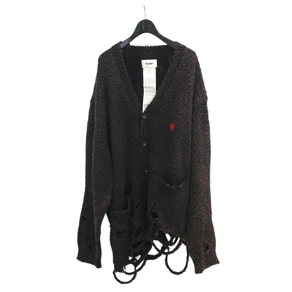 doublet(ダブレット) サイズ:S BROKEN HEART CARDIGAN 23AW56KN136  