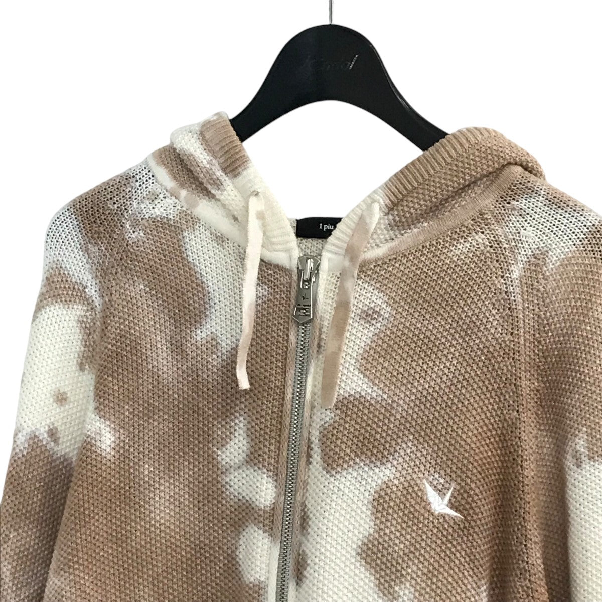 「TIE DYE ZIP PARKA」タイダイ柄ニットパーカーMRK253