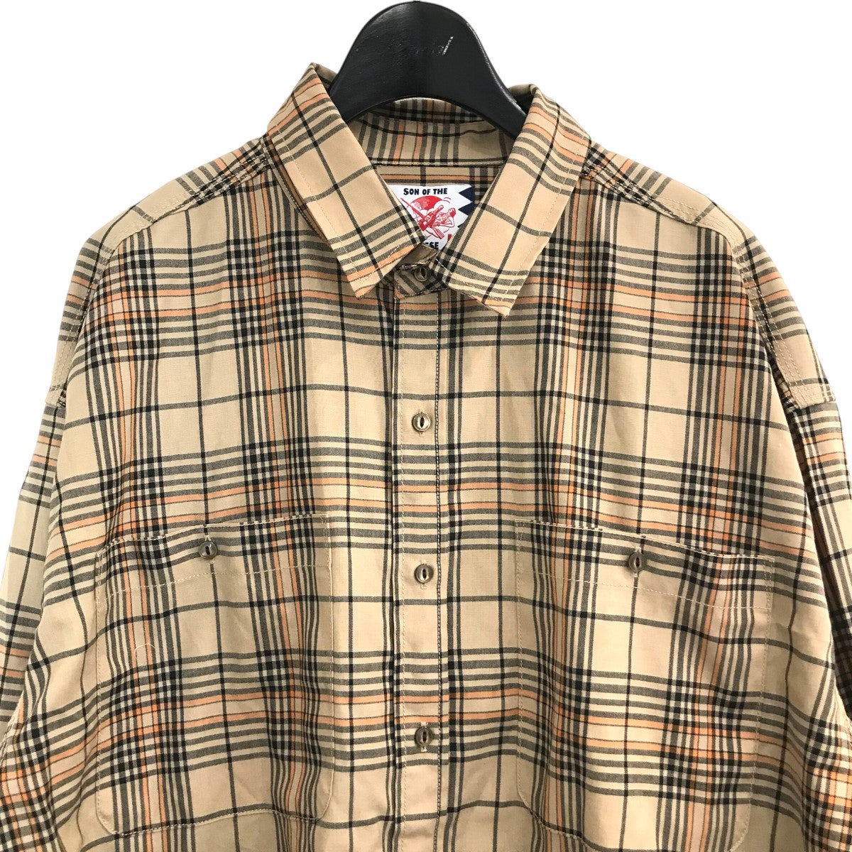 SON OF THE CHEESE(サノバチーズ) 「Wool Work Shirt」チェック