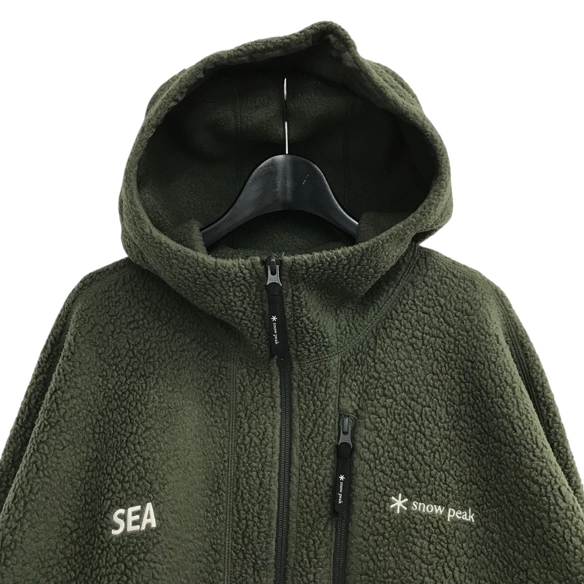  peak × WIND AND SEA / Thermal Boa Fleece Jacket/フリースジャケット/S/BLK/WAS-JK-21AM701 snow peak×WIND AND SEA 「THERMAL BOA FLEECE JACKET」フリース
