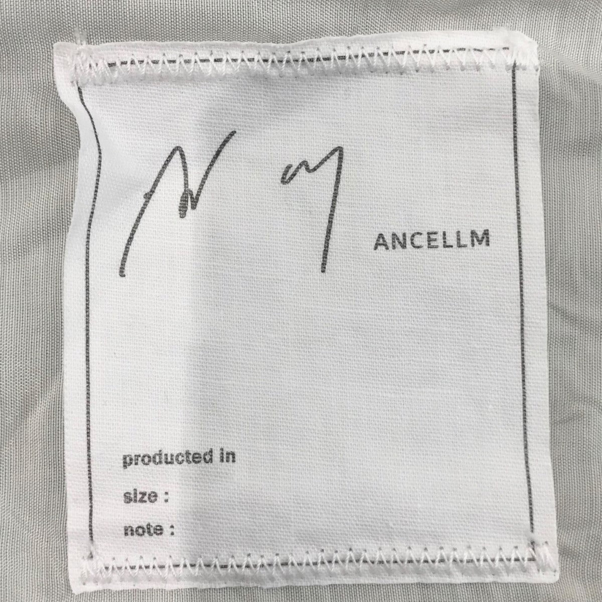 ANCELLM(アンセルム) ダメージ加工チェックシャツANCSH14
