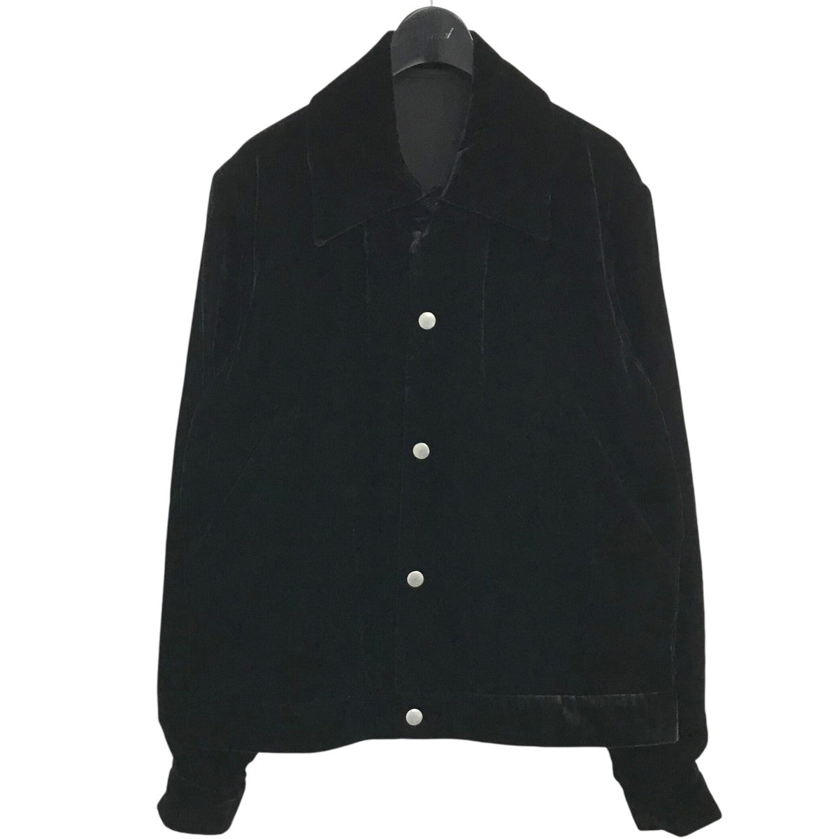 Sefr(セファ) 24SS「ENZO JACKET」ベロアジャケット ブラック