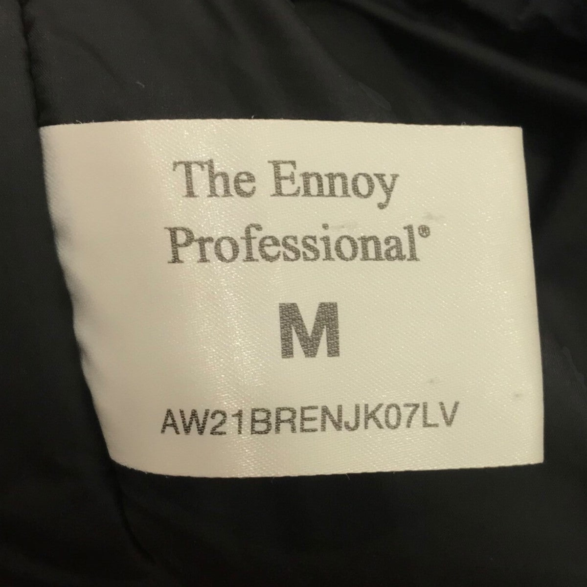 白ロゴ 中綿 Ennoy nylon padded jacket 中古・古着通販】ENNOY (エンノイ) NYLON PADDED JACKET ライト