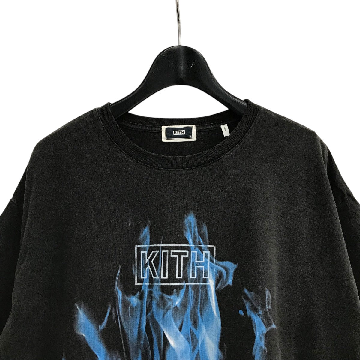 KITH(キス) ヴィンテージ加工ファイヤープリントTシャツ
