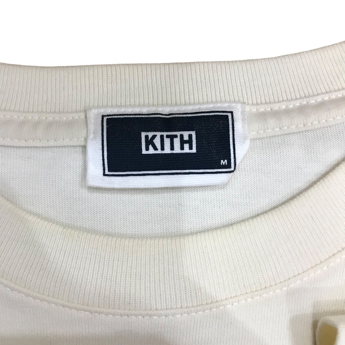 KITH ORNATE BOX LOGO TEE ブラック M KITH box logo tee ~ black medium, lightly worn | Depop