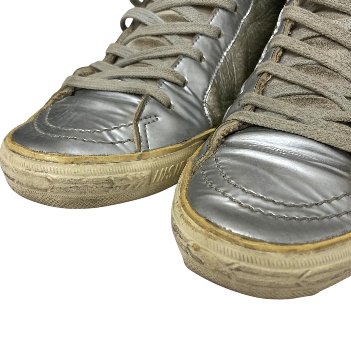 GOLDEN GOOSE(ゴールデングース) ハイカットスニーカー シルバー