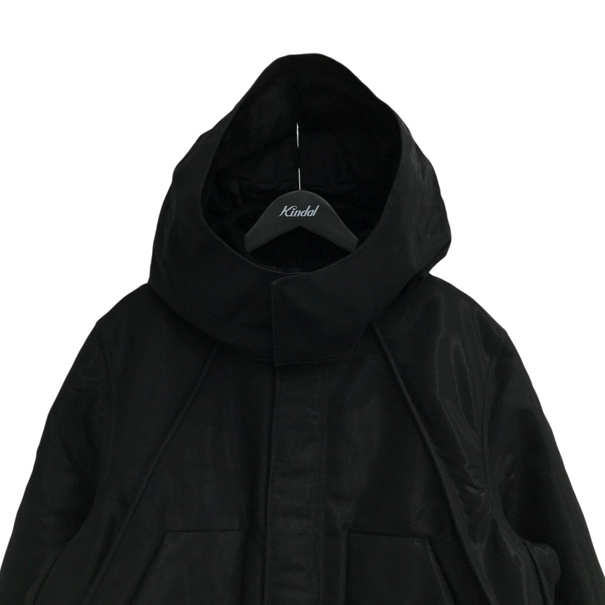 Alexander Wang コート ALEXANDER WANG(アレキサンダーワン) ロングフーデッドコート ブラック