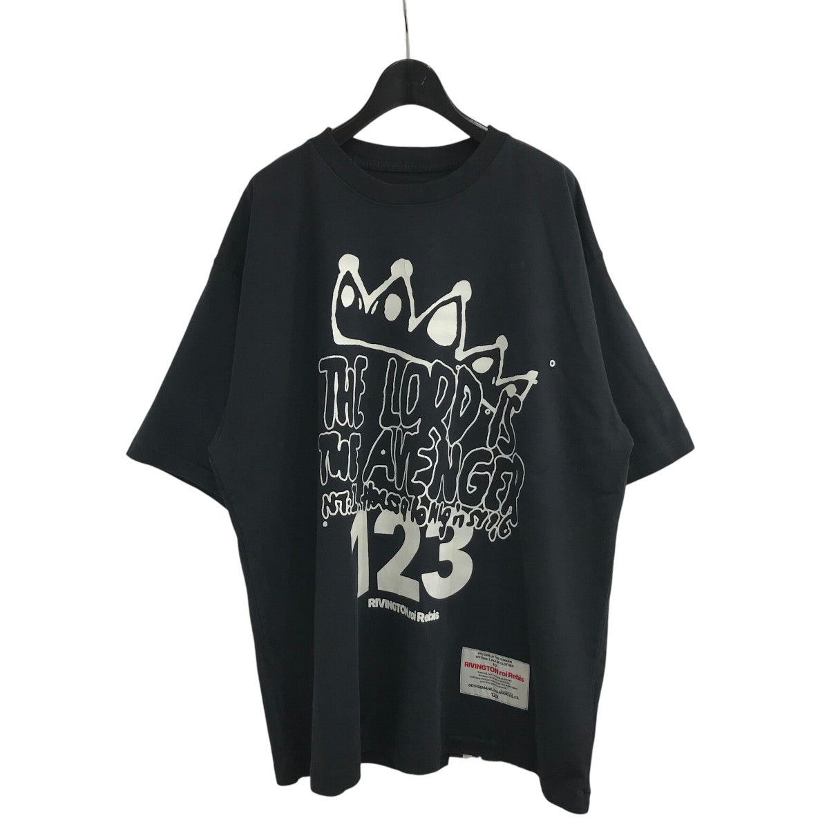 RRR123(RIVINGTON roi Rebis) クラウンプリントTシャツ 古着・中古-1枚目のアイテム画像