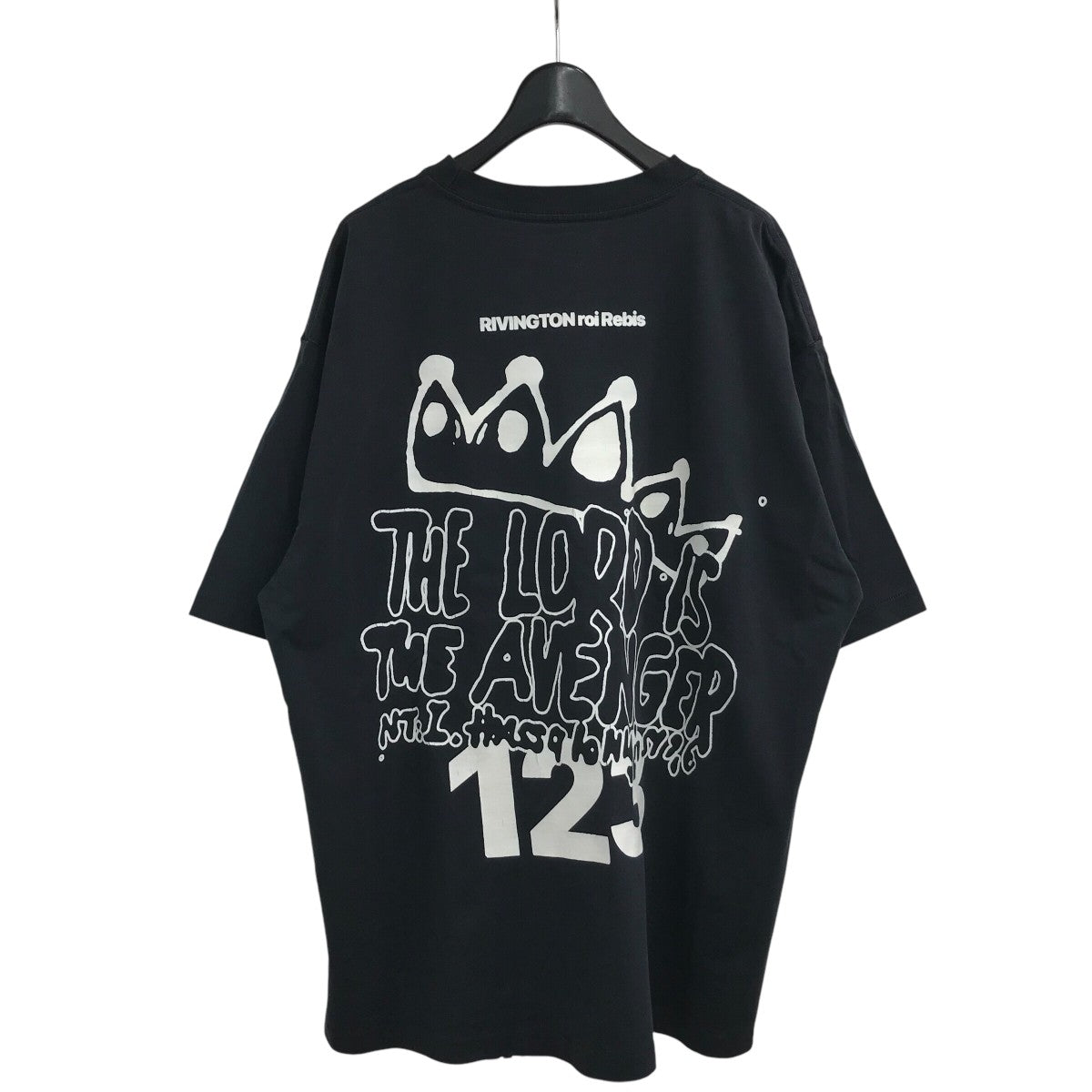 RRR123(RIVINGTON roi Rebis) クラウンプリントTシャツ 古着・中古-2枚目のアイテム画像