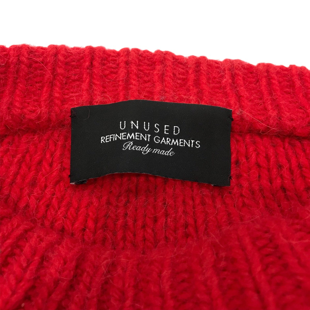 UNUSED Hand-Kniting Sweater ハンドニット セーター UNUSED(アンユーズド) 「Hand knit sweater」ハンドニット